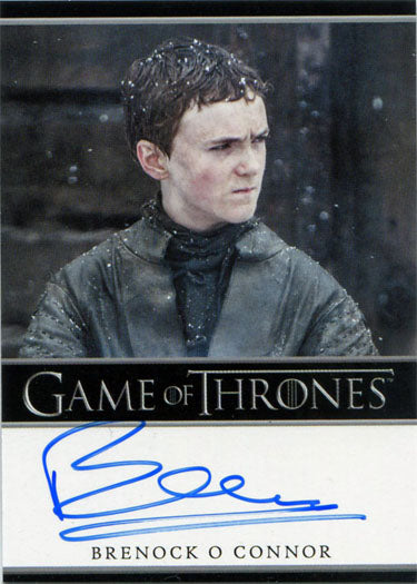 Game of Thrones Season 7 Autograph Card Brenock O'Connor as Olly
