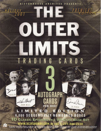 The Outer Limits Premiere Edition Trading Card Sell Sheet