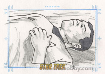 Star Trek TOS Portfolio Prints Sketch Card Obsession by Brian Kong