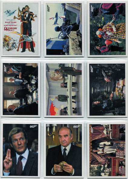 James Bond Archives 2017 Octopussy Throwback Complete 32 Card Chase Set