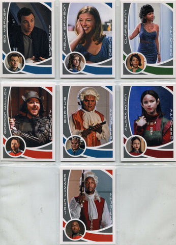 Orville Season 1 Off-Duty Complete 7 Card Chase Set D1 to D7