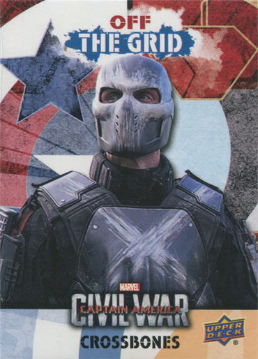 Captain America Civil War Off The Grid OGB1 Crossbones Chase Card