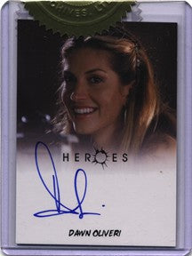 Heroes Archives Autograph Card Dawn Olivieri as Lydia Case Topper