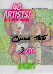 5finity 2022 40 Artists! Sketch Card Omar Soto