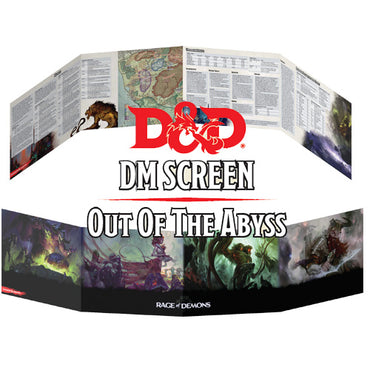 Dungeons & Dragons: Rage of Demons - Out of the Abyss DM Screen