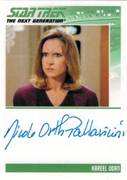 Complete Star Trek TNG Series 2 Autograph Card Nicole Orth-Pallavicini as Kareel
