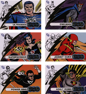 Justice League Archives Other Earths Complete 6 Card Chase Set