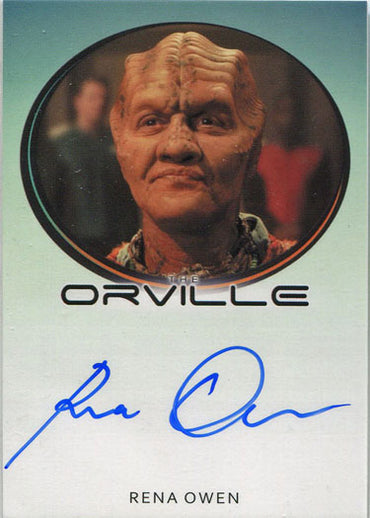 Orville Season 1 Autograph Card Rena Owen as Heveena/Gondus Elden