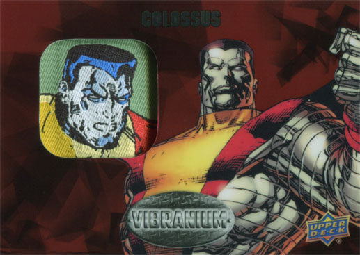 Marvel Vibranium Manufactured Patch Chase Card P-12 Colossus