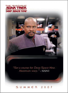 Quotable Star Trek Deep Space Nine P1 Promo Card