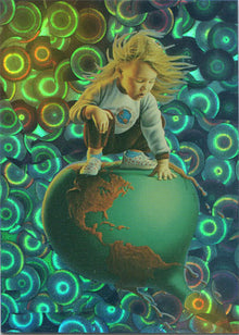 Jim Warren 2 More Beyond Bizarre 1994 Prism Chase Card P1 Earth Love It Leave It