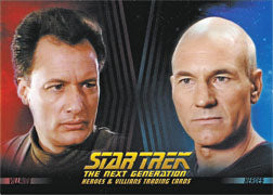 Star Trek TNG Heroes & Villains Promo Card P1