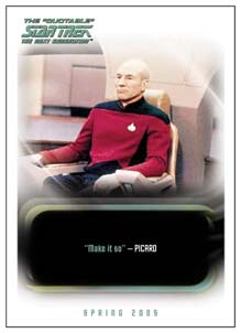 Quotable Star Trek: The Next Generation Complete 110 Card Basic Set