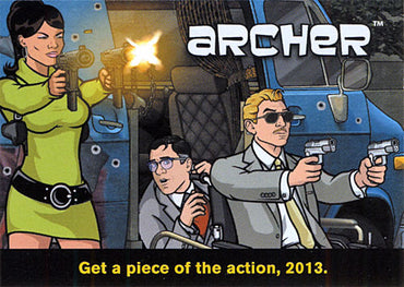 Archer Seasons 1 to 4 P1 Promo Card