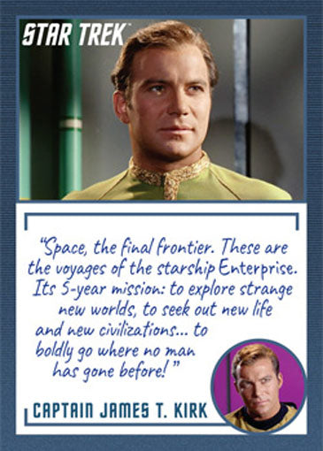Star Trek TOS Archives & Inscriptions General Distribution Promo Card P1