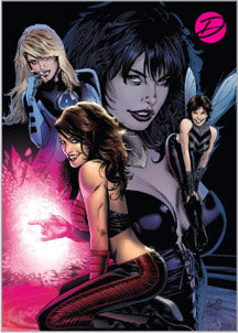 Marvel Dangerous Divas P1 Promo Card