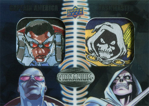 Marvel Vibranium Manufactured Patch Chase Card P2-17 Captain America &Taskmaster