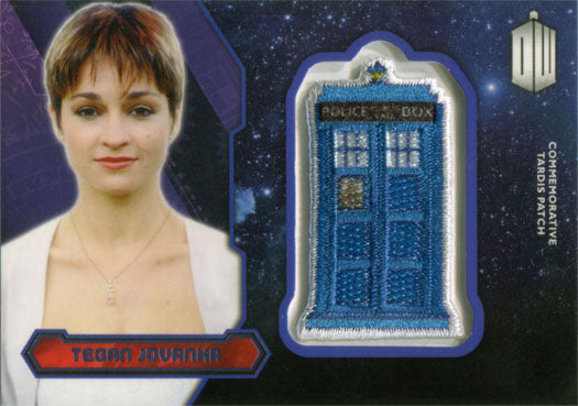 Doctor Who 2015 Tardis Patch P-28 Tegan Jovanka Purple Foil Parallel #17 of 99
