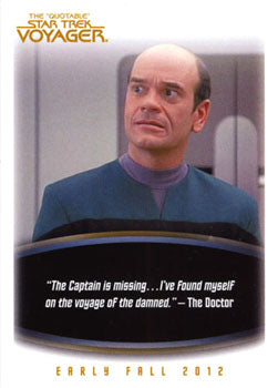 Quotable Star Trek Voyager P2 Promo Card