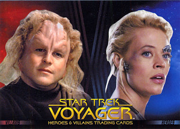Star Trek Voyager Heroes & Villains P2 Promo Card NSU