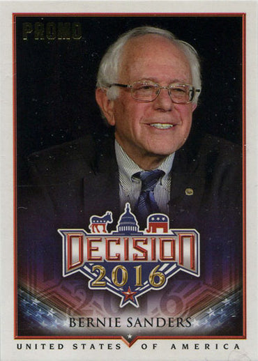 Decision 2016 Promo Card P3 Bernie Sanders