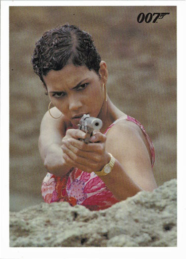 James Bond Archives 2017 Final P3 Promo Card Halle Berry as Jinx