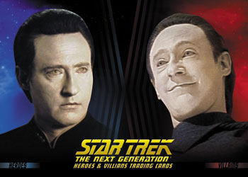 Star Trek TNG Heroes & Villains Promo Card P4 SDCC 2013