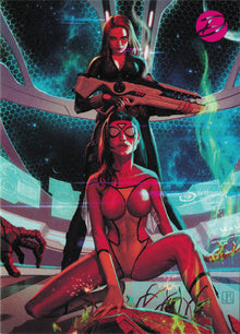 Marvel Dangerous Divas Series Two P4 Promo Card Philly