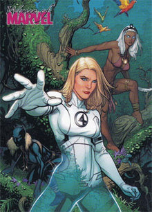 Women of Marvel Series Two Promo Card P4 SDCC 2013