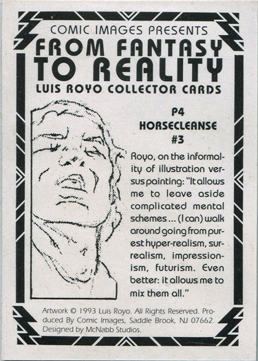 Luis Royo From Fantasy to Reality Prism Chase Card P4 Horsecleanse 3
