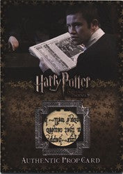 Harry Potter Order of the Phoenix Update P5 Daily Prophet Prop Card #141