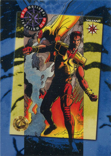 Valiant Era Series 1 Pyramid Promotional Art Card PA3 Magnus Robot Fighter