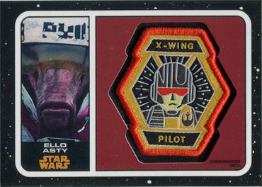 Star Wars Journey Rise Skywalker Commemorative Patch Card PC-EXP Ello Asty