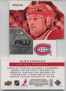 Upper Deck Black Diamond Hockey 2008-09 Premier Cuts Card PDC10 Alex Kovalev