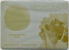 Orphan Black Season 1 Printing Plate Wardrobe Card M02 Yellow