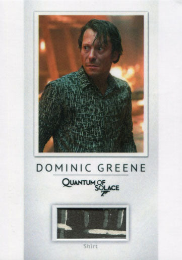 James Bond 007 Classics Costume Card PR7 Mathieu Amalric Dominic Greene 139/200
