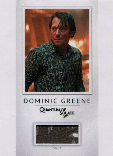 James Bond 007 Classics Costume Card PR7 Mathieu Amalric Dominic Greene 142/200