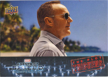 Marvel Agents of SHIELD Compendium Plot Thickens Chase Card PT-10 Phil Coulson