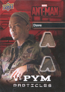 Marvel Ant-Man Memorabilia Costume Card PT-DV T.I. as Dave
