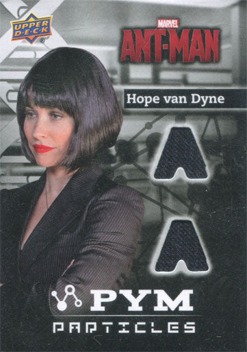 Marvel Ant-Man Memorabilia Costume Card PT-HV Evangeline Lilly as Hope van Dyne