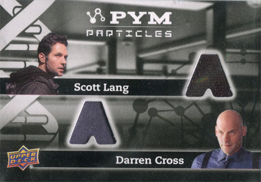 Marvel Ant-Man Dual Memorabilia Costume Card PT2-CL Scott Lang and Darren Cross