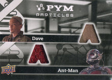 Marvel Ant-Man Dual Memorabilia Costume Card PT2-DA Dave and Ant-Man