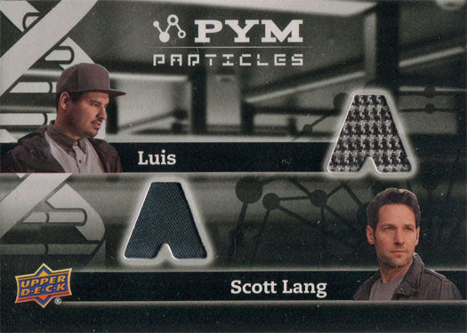 Marvel Ant-Man Dual Memorabilia Costume Card PT2-LS Luis and Scott Lang