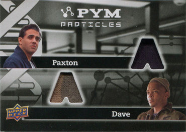 Marvel Ant-Man Dual Memorabilia Costume Card PT2-PD Paxton and Dave