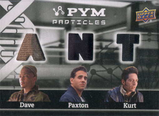 Marvel Ant-Man Triple Memorabilia Costume Card PT3-DPK Dave Paxton Kurt