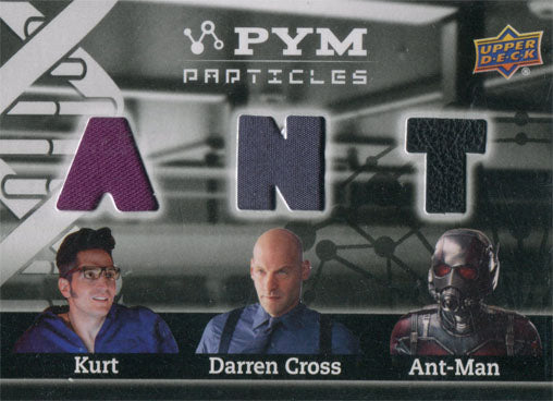 Marvel Ant-Man Triple Memorabilia Costume Card PT3-KDA Kurt Cross Ant-Man