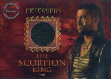 Scorpion King Costume Wardrobe Relic Card PW-3 Steven Brand
