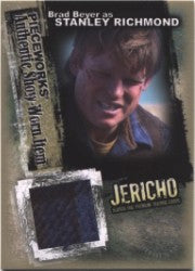 Jericho Season 1 PW10 Brad Beyer as Stanley Richmond Pieceworks Costume Card