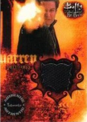 Buffy Big Bads PW6 Warrens Jacket Pieceworks Costume Card