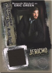 Jericho Season 1 PW7 Kenneth Mitchell as Eric Green Pieceworks Costume Card